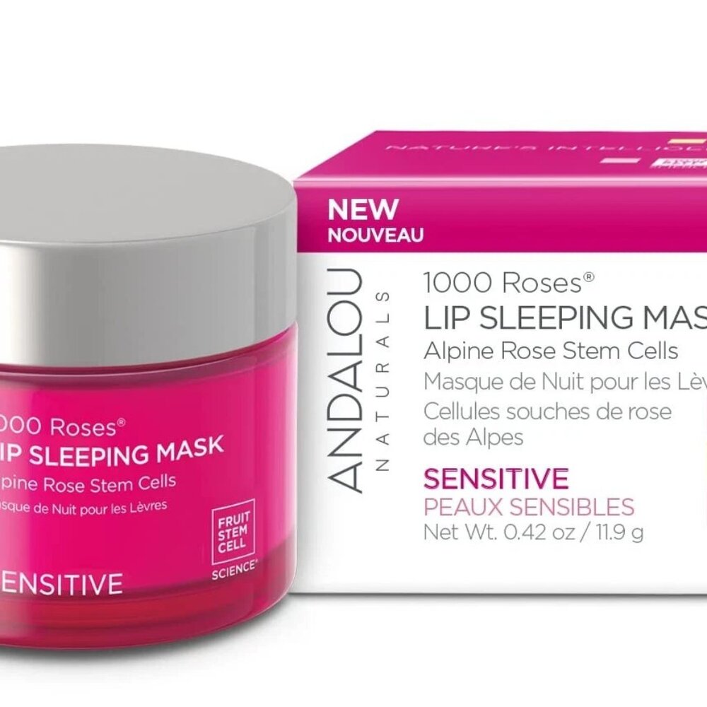 ANDALOU Naturals-1000 Roses LIP SLEEPING MASK - 0.42 oz - SENSITIVE